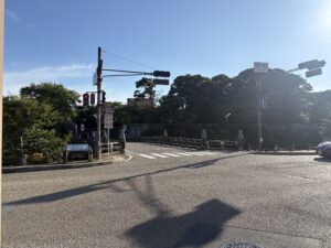 城町二丁目東から先の彦根城の外堀