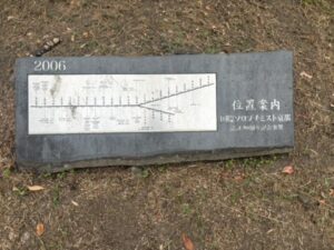 高野川にかかる橋の案内図