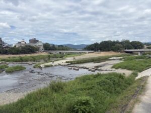 鴨川デルタ｜賀茂川と高野川が合流する場所（京都市左京区・出町柳）
