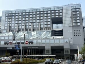 ゴール地点の京都駅