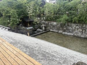 北野天満宮の御手洗川