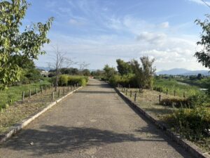 鴨川西岸にある公園