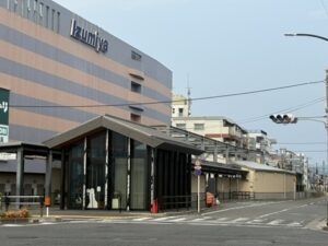 嵐電北野線の終着駅・北野白梅町駅