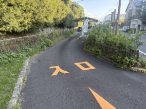 京都御苑の駐車場入口