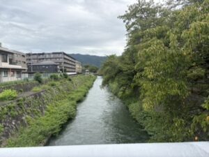 田辺橋から見た疏水