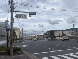 大宮七条の交差点