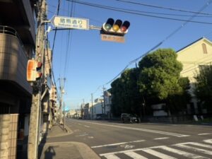 大宮七条の交差点