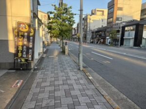 新町通の交差点