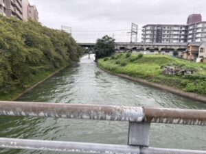 あけぼの橋から見た疏水