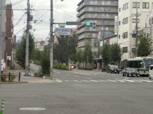西大路御池の交差点