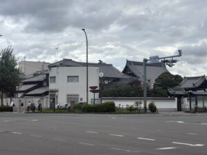西大路四条の交差点（西院）