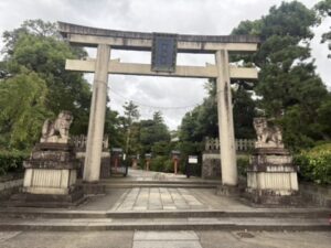 わら天神の鳥居