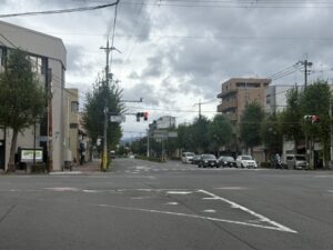 円町の交差点