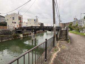 三の橋のあたりの風景