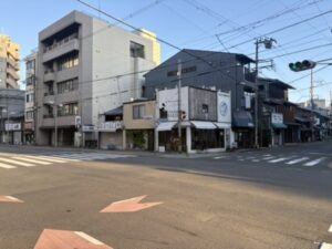 七条堀川の交差点