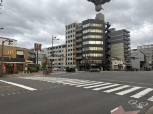 西大路五条の交差点