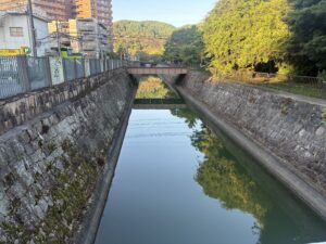 橋から見た琵琶湖疏水の大津運河