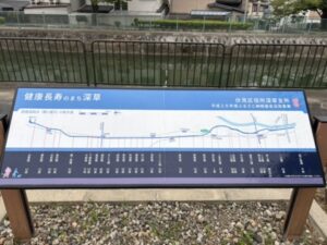 橋の名前の紹介看板