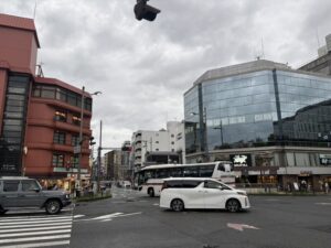 七条烏丸の交差点
