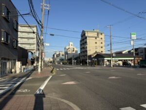 壬生川通の信号|大周回のコース