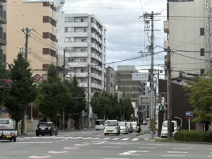 千本丸太町の交差点