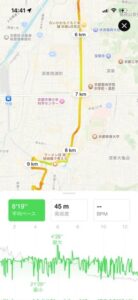 ランニングアプリの地図（3）