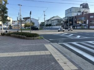 大宮七条の交差点|大周回のコース