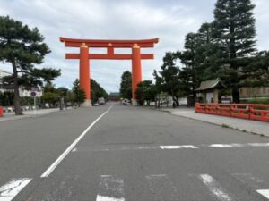 平安神宮の大鳥居