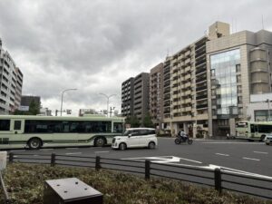四条堀川の交差点