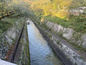 鹿関橋から見た疏水