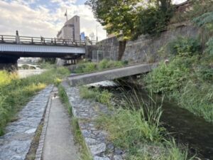 五条大橋の手前の橋