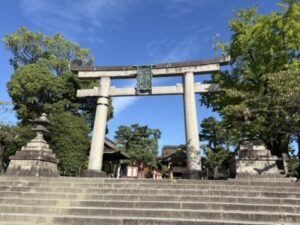 豊国神社の鳥居