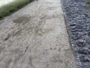 西岸の砂道