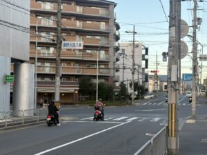 葛野大路八条の交差点