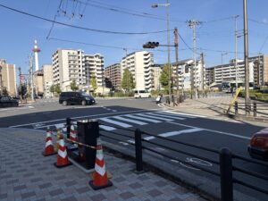 河原町塩小路の交差点