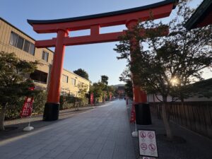 伏見稲荷大社の表参道の大鳥居