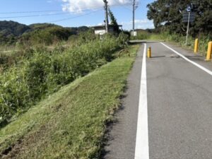 Uターンする道