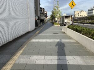 五条通の歩道