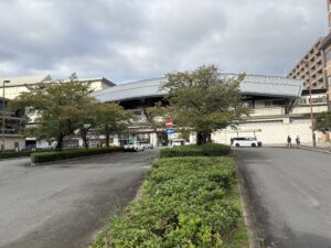 JR二条駅の前