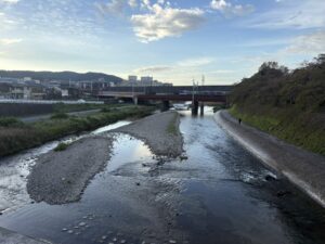 塩小路橋から見た鴨川