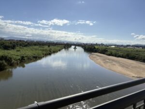 御幸橋から見た北の木津川