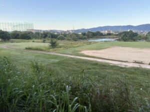 桂川の河川敷