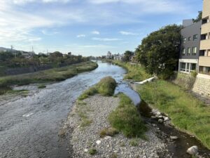 五条大橋から見た鴨川