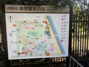 京都府立植物園の案内図