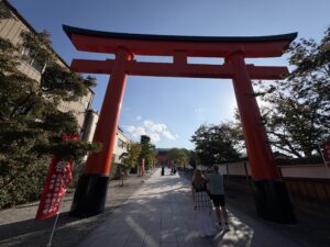 伏見稲荷大社の表参道の大鳥居