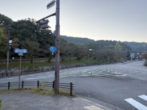 蹴上の交差点