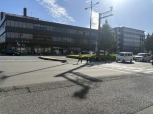 大和大路五条の交差点