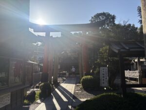 荒木神社の鳥居