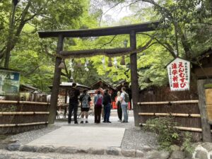 野宮神社の黒木鳥居