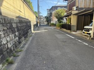 三十三間堂の横の道
